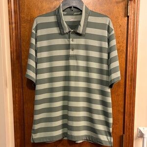 Under Armour Heat Gear Men’s Striped Green Polo Shirt
